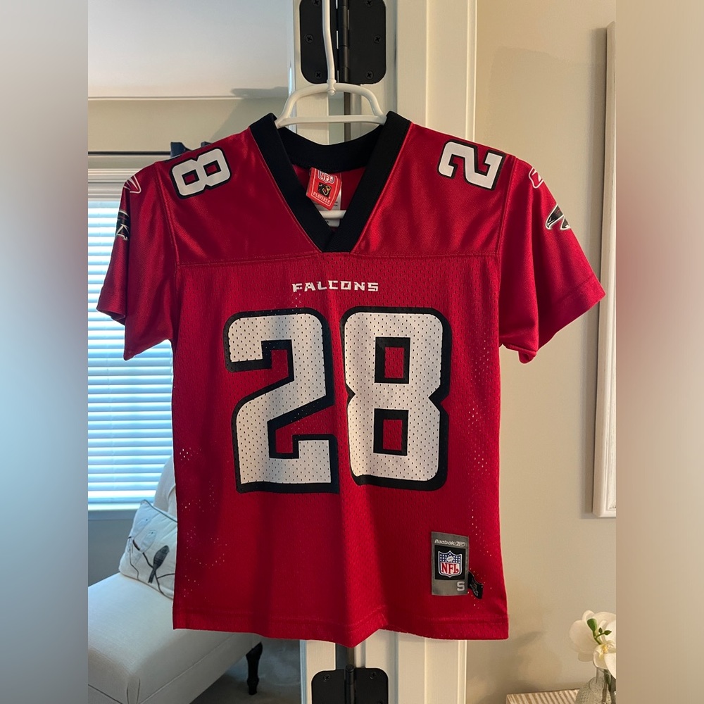 Reebok NFL Atlanta Falcons Warrick Dunn #28 Youth Jersey - Youth Small